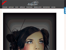 Tablet Screenshot of angelatryggveson.com